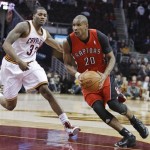Literally the only 'Youth Movement' picture I could find (Alonzo Gee in the background).  The photogs kind of shrugged off Cavs/Raps, huh?