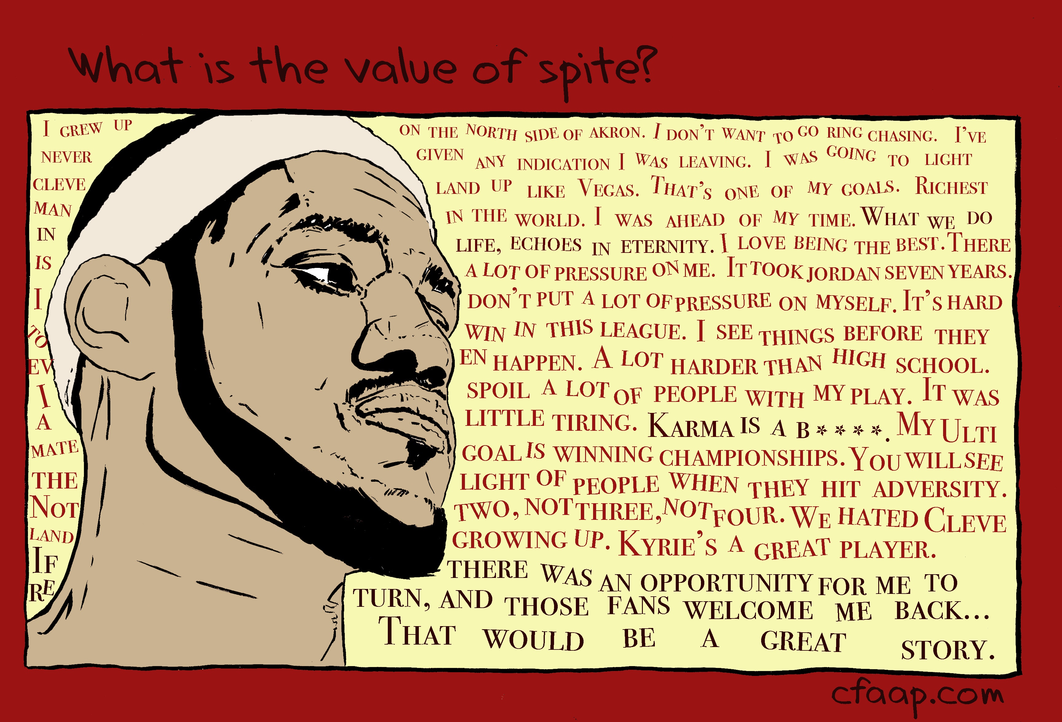 basketball poems about lebron james