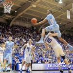 Zeller finishes an awesome drive against the Blue Devils