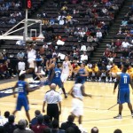 Alonzo Gee flushes home a delightful finish (sorry about poor pic quality.  We left our camera at the hotel.)