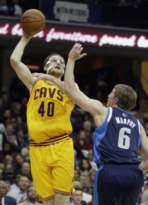 Tyler wore a mask.  Compared to Zydrunas' and Varejao's masks, I would say he was relatively non-creepy.
